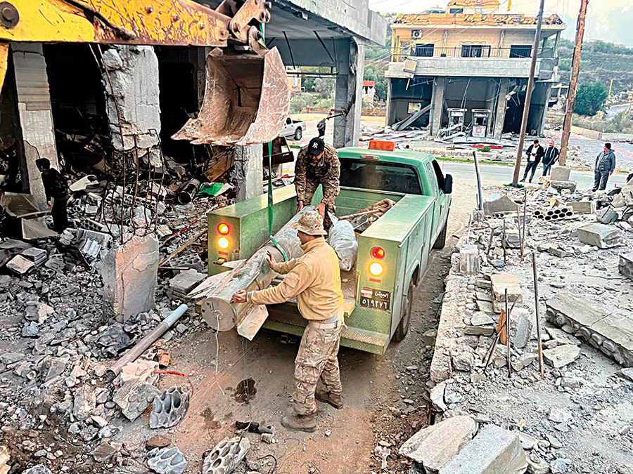بدلاً من إعلان ”لبنان أخضر خالٍ من مخلفات الحرب“ الجيش أمام تحدٍّ جديد