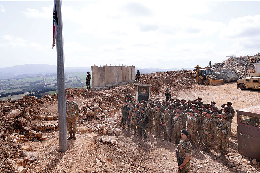 قائد الجيش تفقّد عددًا من الوحدات المنتشرة في قطاع جنوب الليطاني